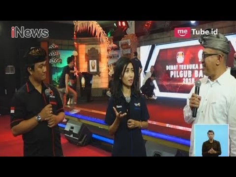 Dua Cagub Pertajam Visi Misi Dalam Debat Publik Pilgub Bali Putaran Kedua - iNews Siang 26/05