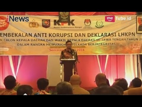 Penting!! KPK Berikan Pembekalan Anti Korupsi untuk Para Peserta Pilkada Jateng - iNews Sore 08/05