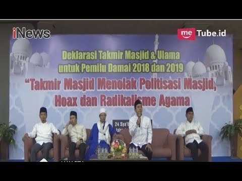 Forum Takmir Masjid Tolak Radikalisme dan Penyebaran Hoax di Dalam Masjid - iNews Pagi 11/05