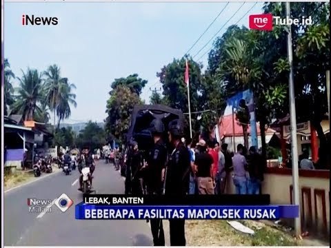Detik-detik Serangan Nelayan di Markas Polsek Bayah, Lebak - iNews Malam 12/05