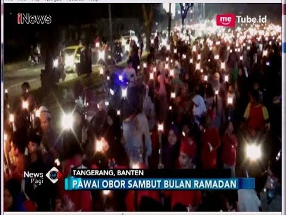 Ribuan Warga Sudimara Pinang Pawai Obor Sambut Ramadhan - iNews Pagi 13/05