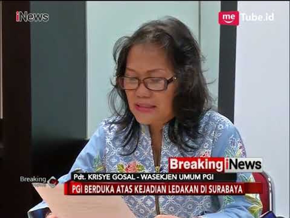 Wakasekjen Umum PGI Mengajak Seluruh Masyarakat Tak Takut Teror - Breaking iNews 13/05