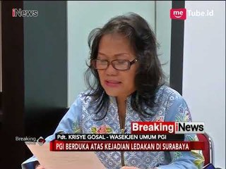 Wakasekjen Umum PGI Mengajak Seluruh Masyarakat Tak Takut Teror - Breaking iNews 13/05