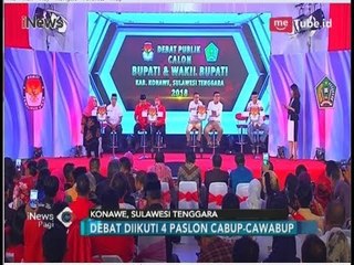 Debat Cagub dan Cawagub Sulteng Perang Gagasan - iNews Pagi 12/05