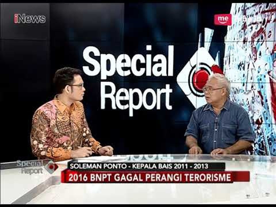 2016 BNPT Gagal Perangi Terorisme Part 06 - Special Report 13/05