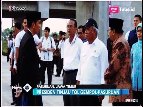 Pakai Sarung dan Peci, Presiden Jokowi Tinjau Tol Gempol-Pasuruan - iNews Pagi 13/05