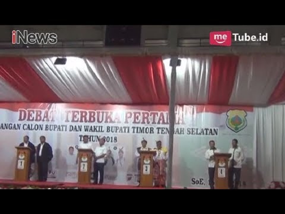KPU NTT Minta 4 Cabup-Cawabup untuk Adu Visi Misi saat Debat Perdana - iNews Pagi 16/05