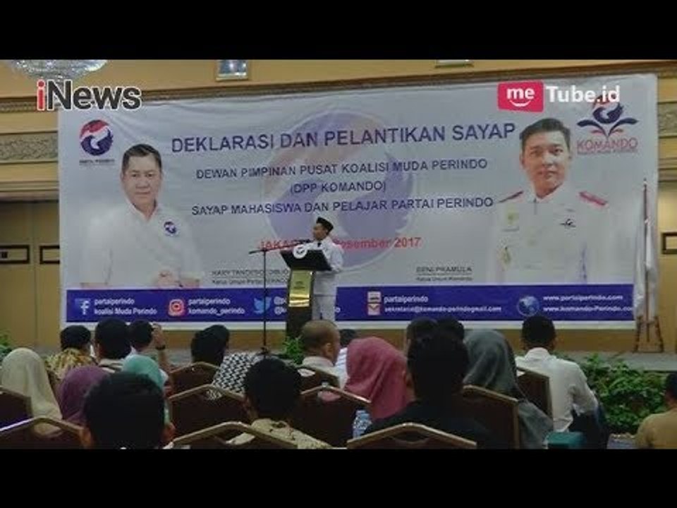 Raih Dukungan Suara Jelang Pemilu, Perindo Bidik Generasi Milenial - iNews Sore 17/05