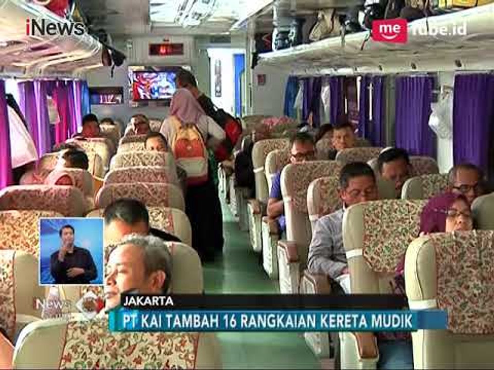 PT KAI Tambah 16 Rangkaian Kereta Mudik Lebaran - iNews Siang 19/05