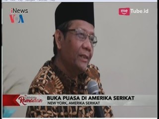 Mahfud MD Beri Tausiyah Jelang Buka Puasa di Masjid Al Hikmah New York - iNews Malam 24/05
