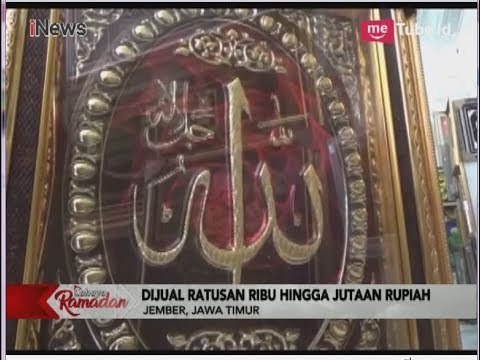 Membuat Kaligrafi Timbul dari Silicon dan Kertas Emas - iNews Sore 21/05