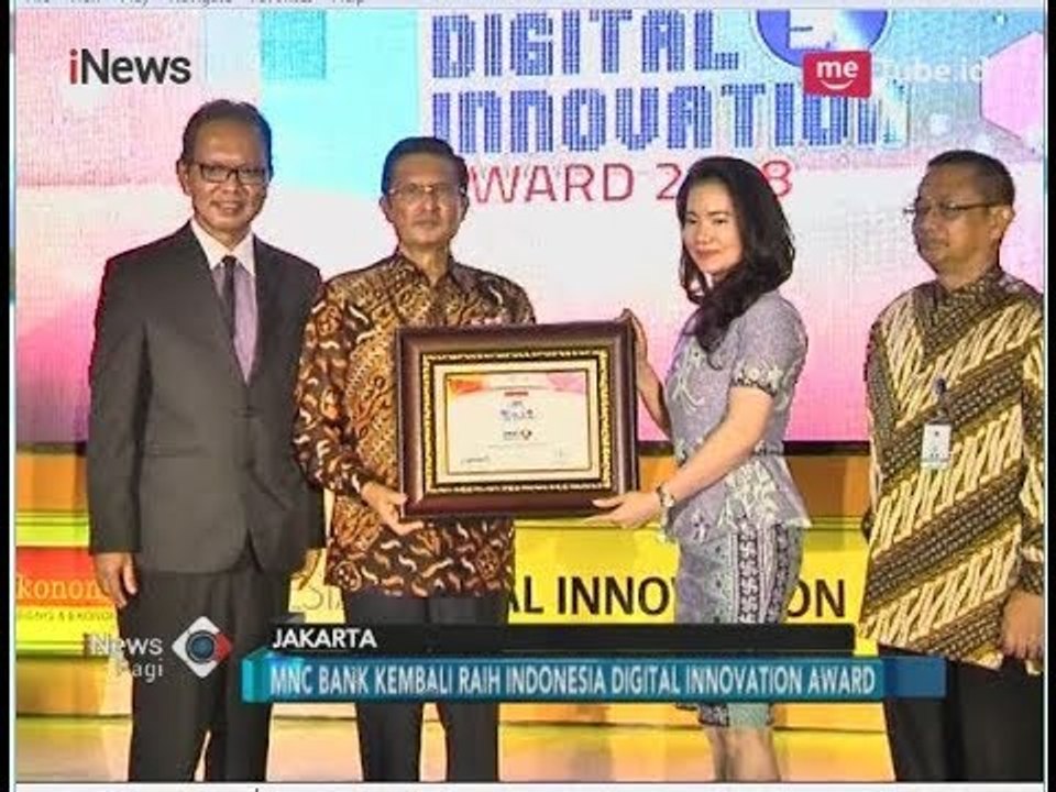 MNC Bank Raih Penghargaan Indonesia Digital Innovation Award 2018 - iNews Pagi 27/05
