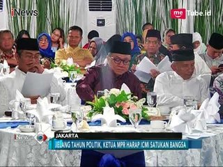 Zulkifli Hasan: Tahun Politik, ICMI Harus Jadi Perekat Persatuan Indonesia - iNews Pagi 26/05