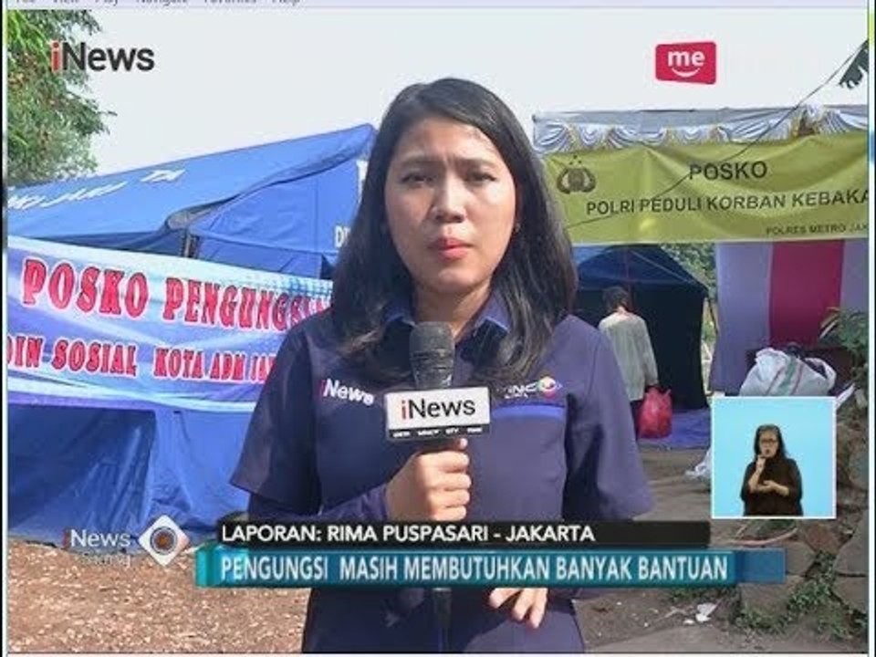 Total 112 Pengungsi Kebakaran Bidara Cina di 3 Posko - iNews Siang 28/05