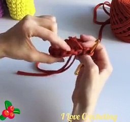 Crochet. We Make the Transition When Knitting the Basket, Vases, Caskets; Transition From the Bottom to the Walls