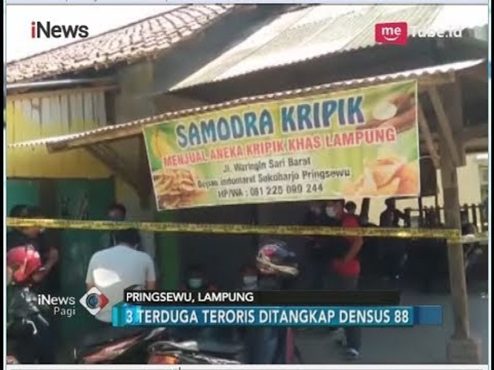Densus 88 Tangkap Tiga Terduga Teroris di Pringsewu Lampung - iNews Pagi 04/06