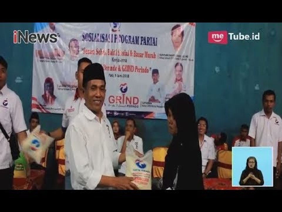 Grind Perindo Gelar Baksos Bagikan Ratusan Paket Beras di Jateng - iNews Siang 05/06