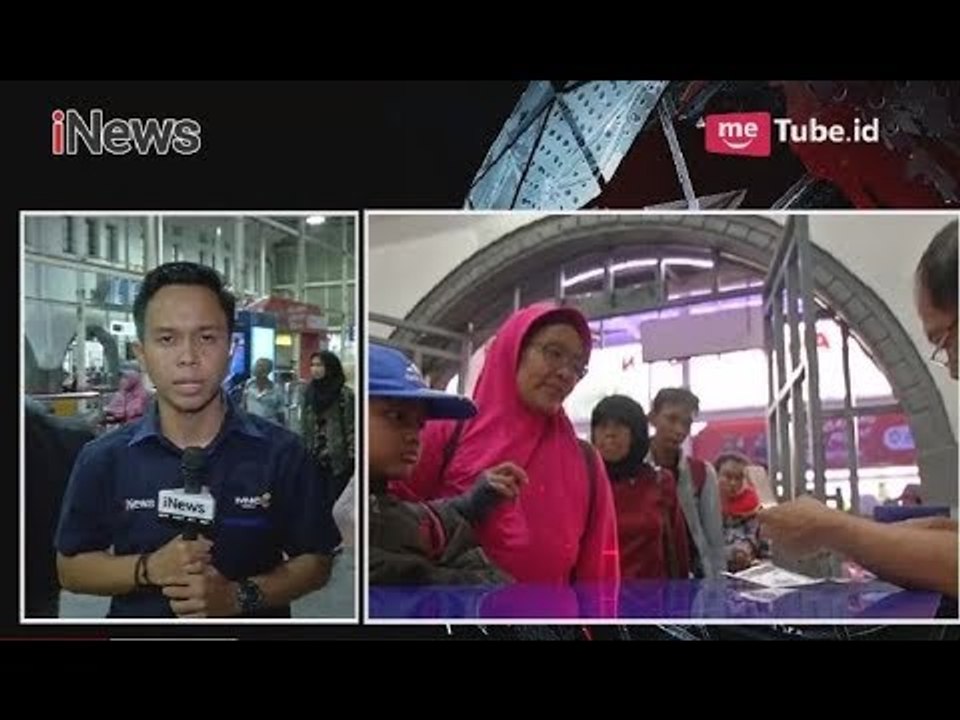 Sekitar 15 Ribu Pemudik Padati Stasiun Pasar Senen - iNews Sore 04/06