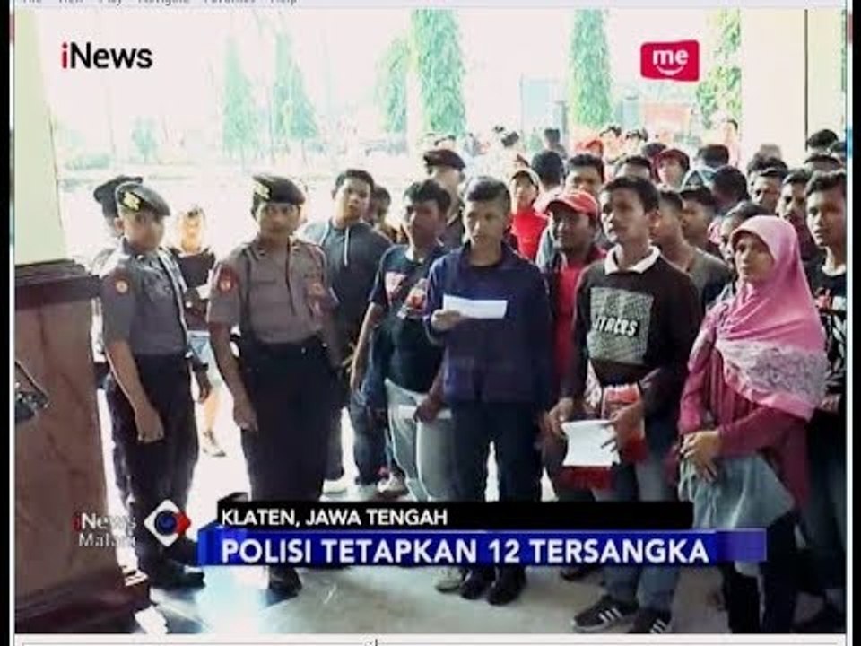 Rusak Truk, 210 Jakmania Diamankan Polres Klaten - iNews Malam 04/06