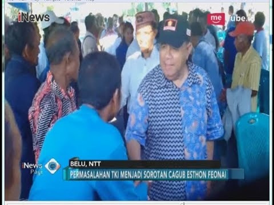 Cagub NTT Esthon Foenai, Fokus Cegah Pengiriman TKI Ilegal - iNews Pagi 06/06