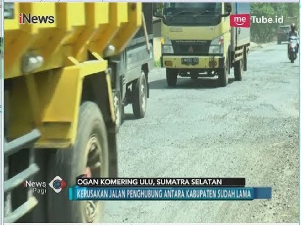 Tak Disentuh Pemkab, Jalan Penghubung OKUT-OKU Rusak Berat - iNews Pagi 08/06