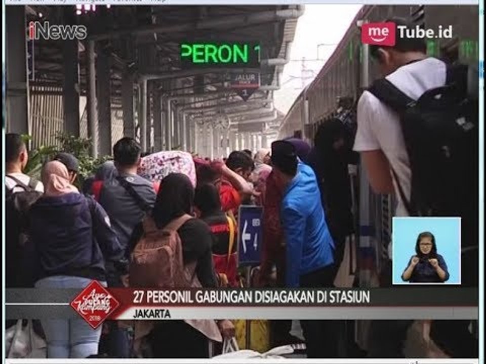 KA Stasiun Senen Didominasi Tujuan Jateng dan Jatim - iNews Siang 08/06