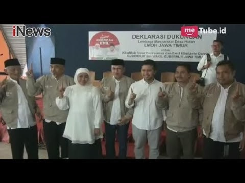 Khofifah-Emil Dapat Dukungan dari LMDH, Paslon Nomor Urut 1 Optimis Menang - iNews Sore 07/06
