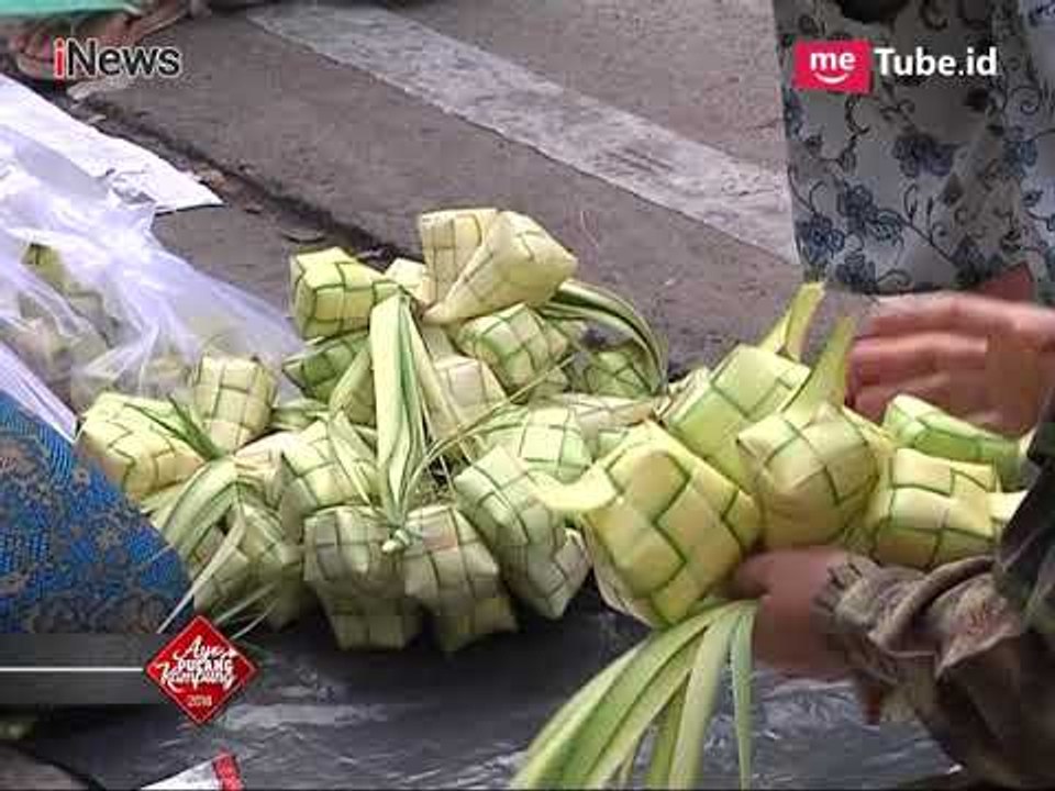 Berkah Pedagang Ketupat Musiman di Pasar Gondangdia Jelang Lebaran- iNews Sore 13/06