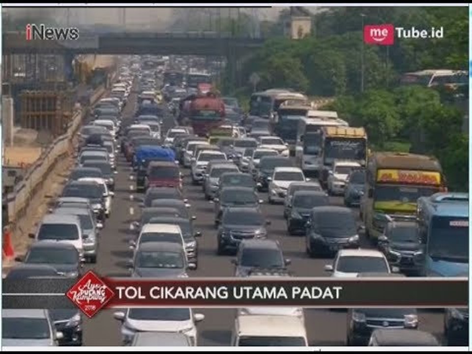 Tol Cikarang Utama Padat, Kendaraan Melaju 10 Kilometer Perjam - Special Report 13/06