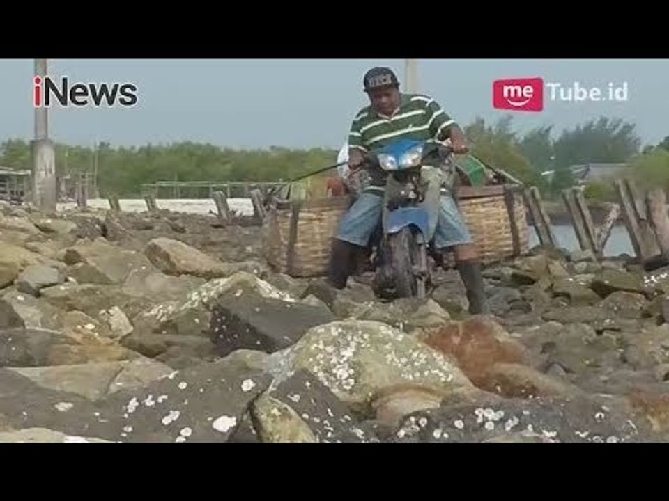 Perjuangan Warga Desa Bandar Rahmat Lewati Jalan Rusak Akibat Abrasi Air Laut - iNews Pagi 14/06