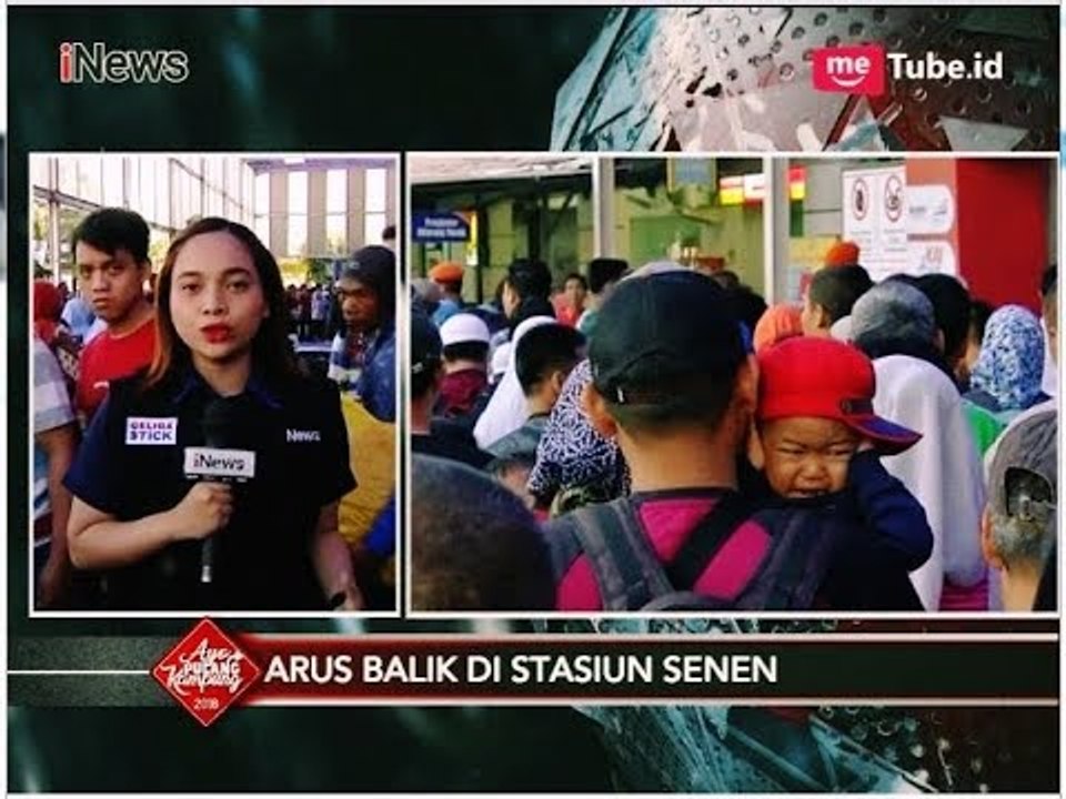 H+4, Stasiun Pasar Senen Ramai Penumpang Arus Balik - iNews Pagi 19/06