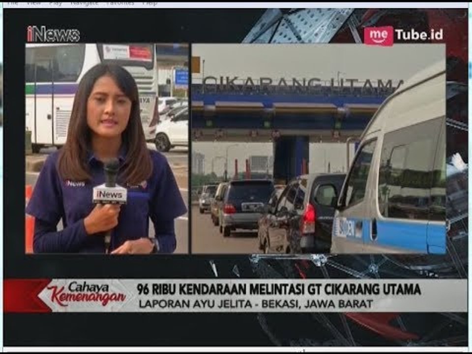 Hari Lebaran, Arus Lalu Lintas Tol Cikarang Utama Lancar - Special Report 15/06