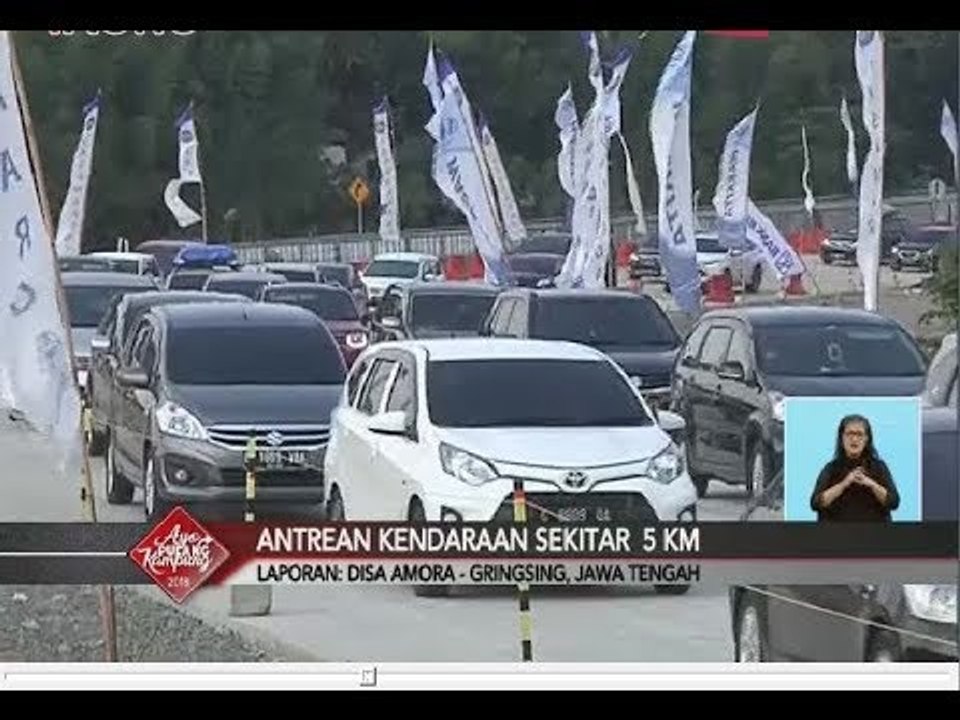 Pantauan Arus Balik, Terjadi Antrean 5 Kilometer saat Masuki Jembatan Kali Kuto - iNews Siang 19/06