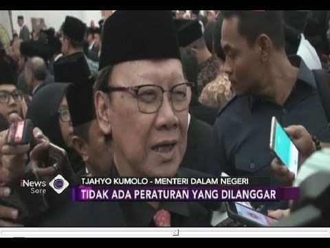 Tanggapan Tjahjo Kumolo Soal Pelantikan Perwira Polri Jadi Plt Gubernur Jabar - iNews Sore 19/06