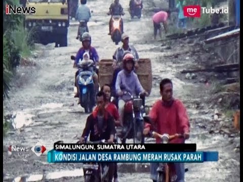 Perbaikan Jalan Rambung Merah Tunggu Realisasi Anggaran Pemkab - iNews Pagi 20/06
