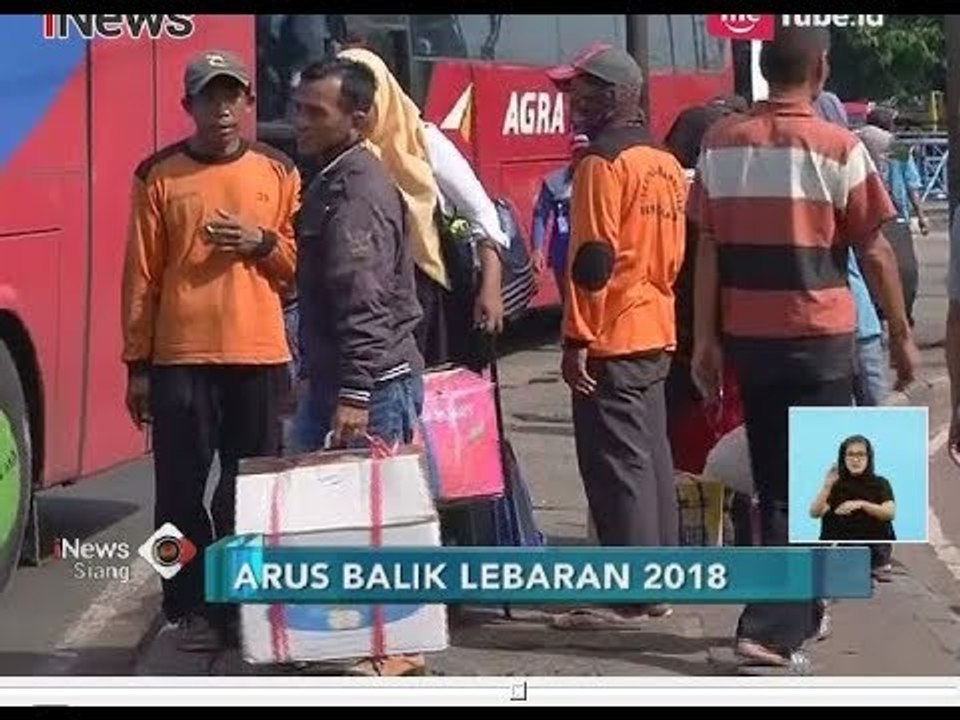 Terminal Kp. Rambutan Telah Dipadati Pemudik yang Balik  ke Ibu Kota - iNews Siang 20/06