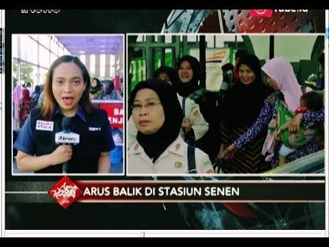 H+5 Diprediksi Menjadi Puncak Arus Balik di Stasiun Senen - iNews Pagi 20/06
