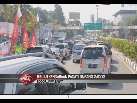 Kawasan Puncak Padat, Ribuan Kendaraan Padati Simpang Gadog - iNews Sore 19/06