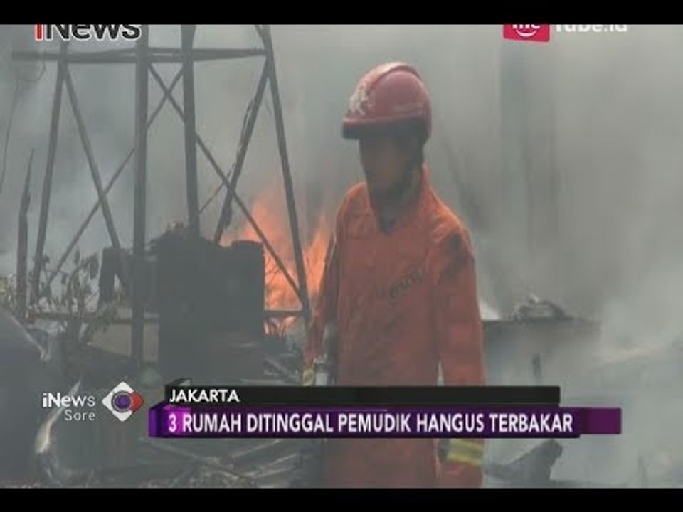 Diduga Akibat Bakar Sampah, 3 Rumah yang Ditinggal Mudik Hangus Terbakar - iNews Sore 20/06