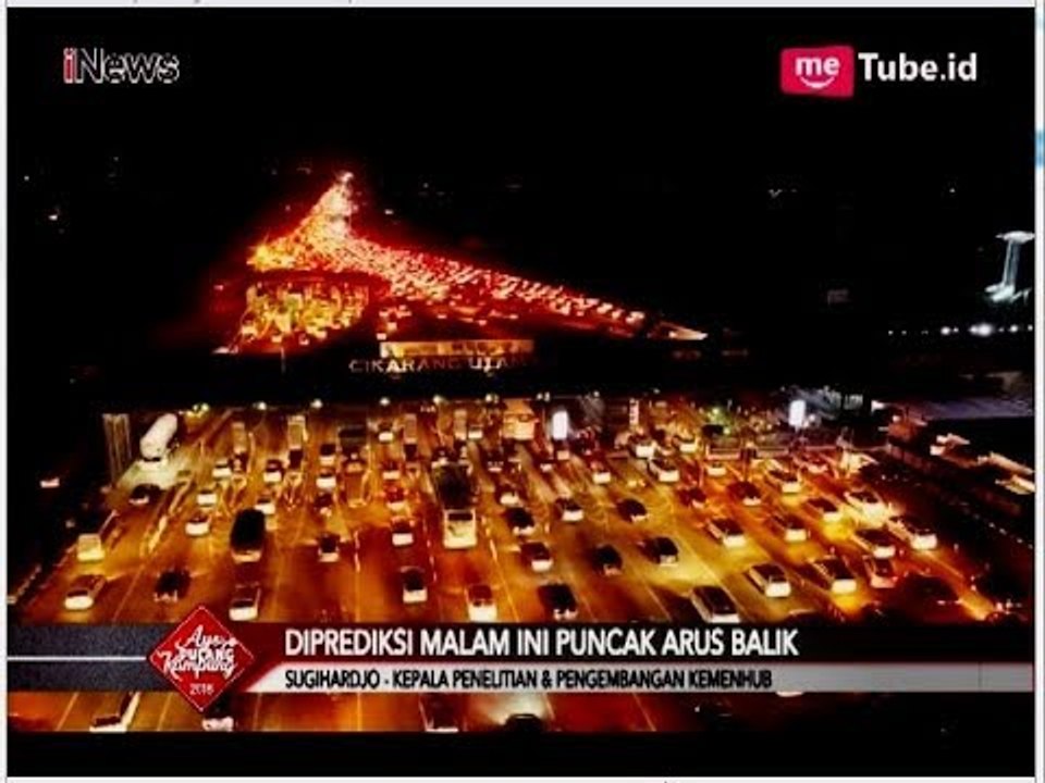 Tol Cikarang Utama Diberlakukan Sistem One Way Jika Terjadi Kepadatan - iNews Malam 19/06