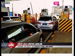 Arus Lalu Lintas GT Cikarang Utama Terpantau Lancar - iNews Siang 2106