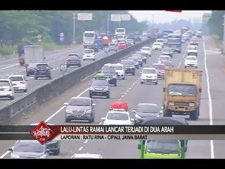 H+7 Lebaran, Arus Lalu Lintas di Tol Palimanan-Jakarta dan Sebaliknya Lancar - iNews Pagi 22/06