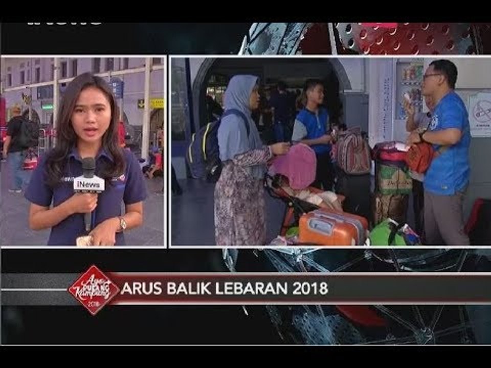 Arus Balik H+7 Lebaran di Stasiun Pasar Senen Alami Peningkatan 1.000 Penumpang - iNews Pagi 22/06