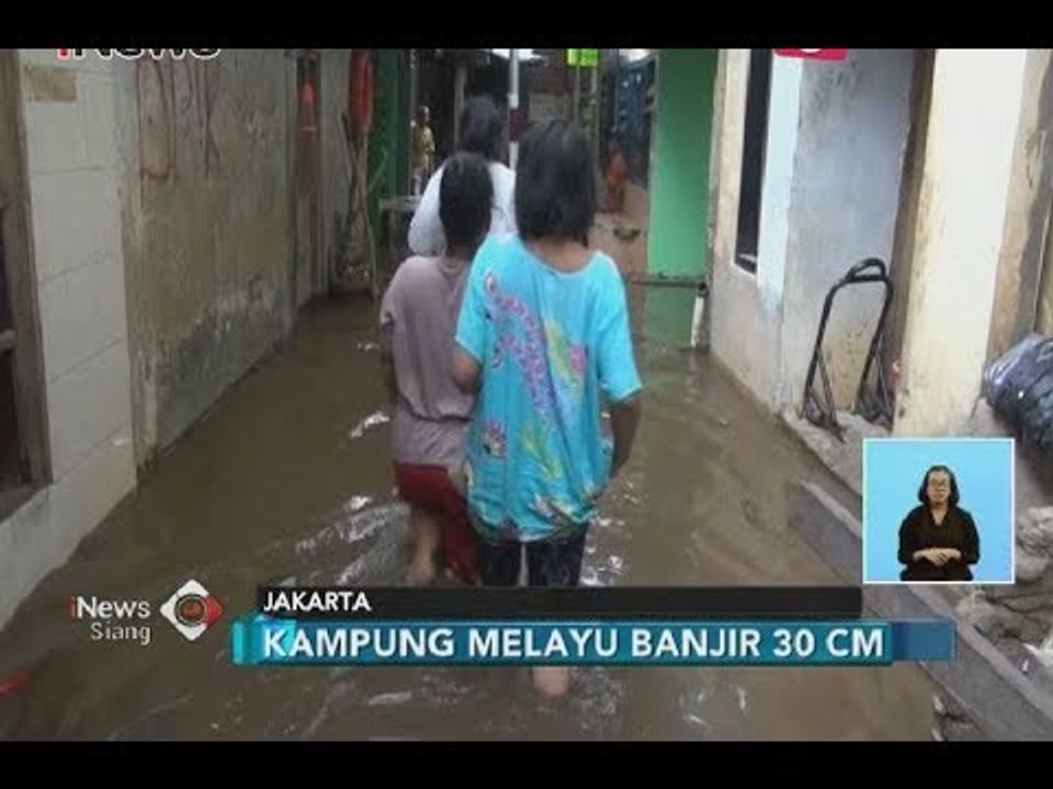 Kiriman Air dari Bogor, Pemukiman Kampung Melayu Terendam Banjir - iNews Siang 24/06