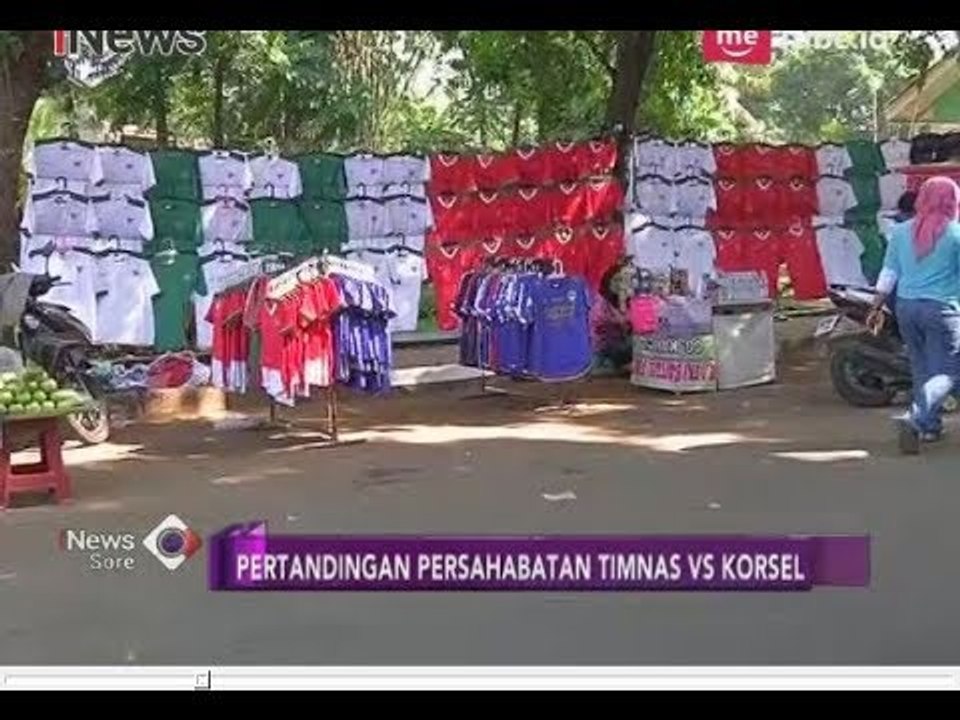 Uji Coba Timnas Indonesia Vs. Korsel Berkah untuk Para Pedagang Jersey - iNews Sore 23/06