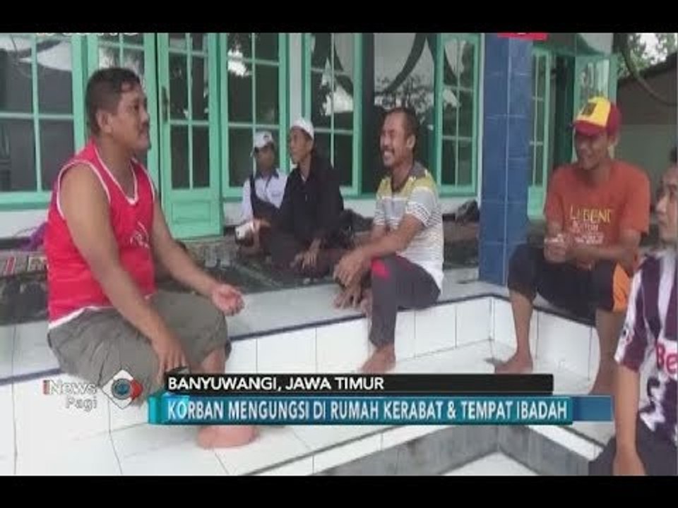 Takut Banjir Susulan, Warga Banyuwangi Terpaksa Mengungsi di Tempat Ibadah - iNews Pagi 24/06