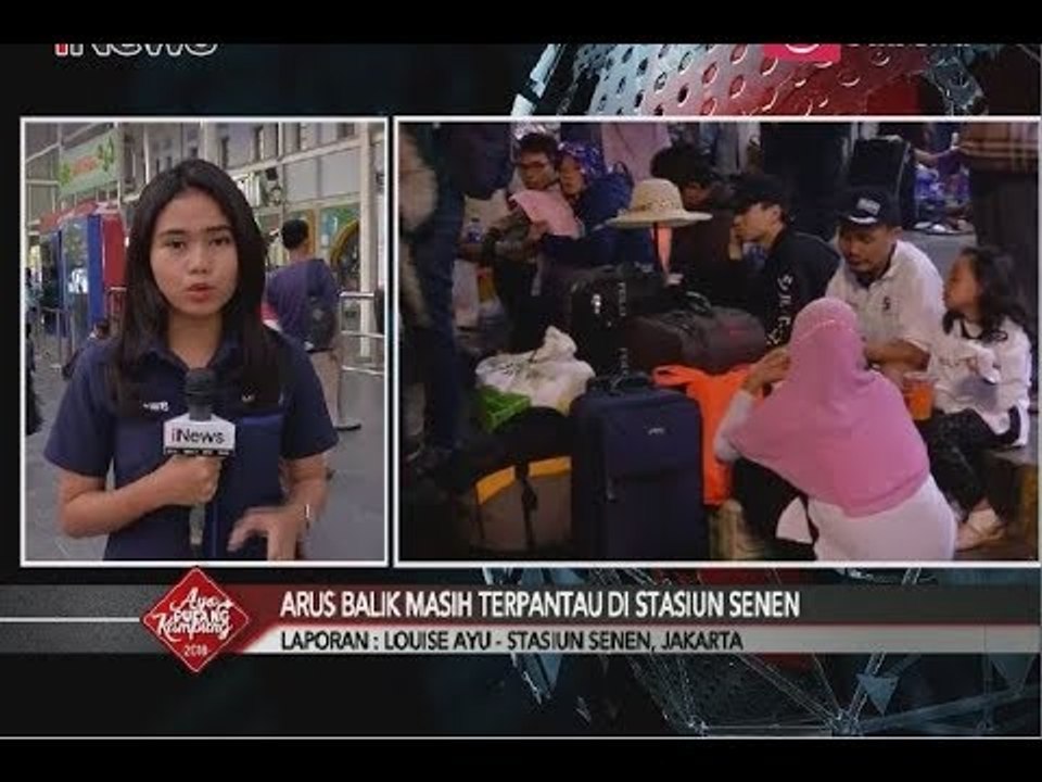 Stasiun Pasar Senen Masih di Padati Pemudik yang akan Pulang Kampung - iNews Pagi 24/06