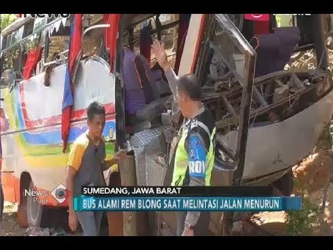 Bus Rombongan Pengantin Kecelakaan di Turunan Terjal Sumedang, Satu Tewas - iNews Pagi 24/06