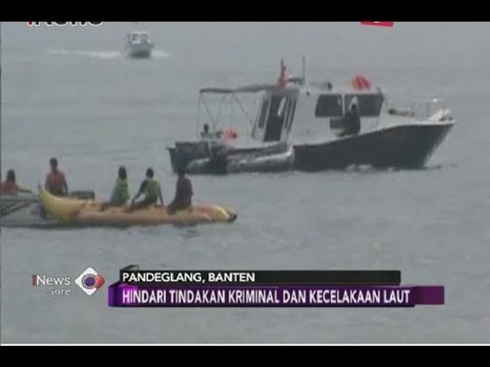 Polisi Perketat Penjagaan di Kawasan Pantai Banten Selama Musim Liburan - iNews Sore 24/06