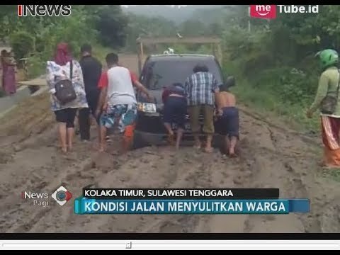 Beginilah Kondisi Jalan Kolaka Timur yang Berlumpur dan Tak Layak Dilewati - iNews Pagi 26/06